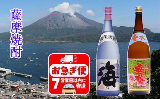 B2-25177/大海酒造 海 垂水ラベル 1800ml 2本鹿児島県垂水市24000酒・アルコール焼酎