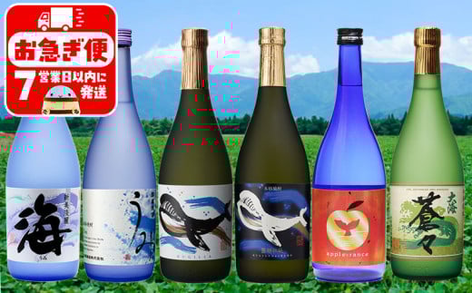 D4-25104/大海酒造 特選焼酎 720ml 6本セット鹿児島県垂水市40000酒・アルコール焼酎