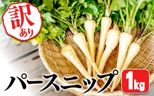 W-5701/【訳あり】パースニップ 1kg鹿児島県垂水市8000野菜・きのこ大根・ニンジン・根菜類