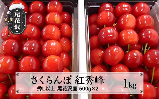 先行予約 さくらんぼ 紅秀峰 1kg 秀 Lサイズ以上 2026年産 令和8年産 山形県産 尾花沢産 ※2026年6月下旬頃より順次発送予定 kb-bskzx1000山形県尾花沢市23000果物・フルーツさくらんぼ