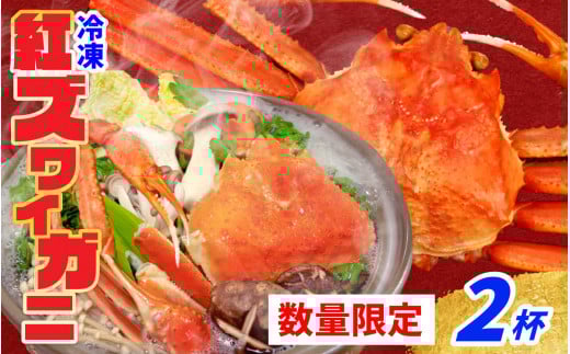 【先行予約】【数量・期間限定】福井県産 越前 紅ズワイガニ ×2杯【急速冷凍】(プロトン凍結)【10月中旬以降順次発送】 | ゆで蟹 紅ズワイガニ カニ ズワイガニ 紅ずわいがに かに 紅