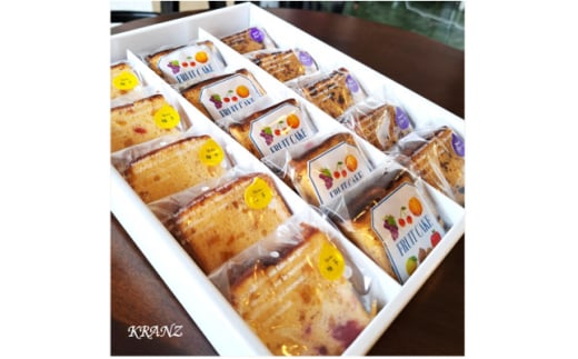 パウンドケーキ(プルーン・柚子)&フルーツケーキ3種類の詰合せ【1202323】埼玉県坂戸市15000菓子・スイーツその他 洋菓子