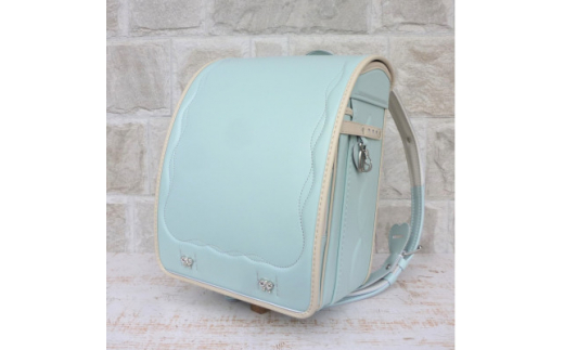 創業1955年 林カバン店オリジナルキューブランドセル ミントグリーン×アイボリーコンビ (女の子)【1482792】埼玉県坂戸市220000衣類・装飾品・工芸品鞄・バッグ