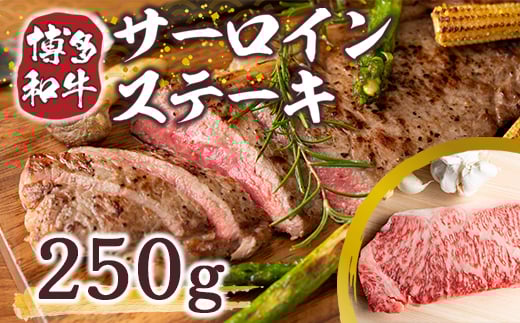 【A4〜A5】博多和牛サーロインステーキ 250g AO009福岡県粕屋町11000肉牛肉