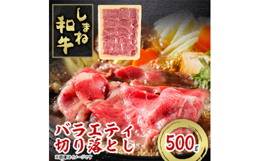 しまね和牛 バラエティ切り落とし 500g【1463373】島根県吉賀町18000肉牛肉