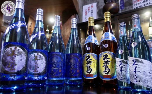 【米島酒造】泡盛8本セット 泡盛 蒸留酒 焼酎 アルコール 酒 酵母 発酵 米 黒麹 米麹 もろみ 熟成 蒸留 ブレンド 酒造 手造り 小規模生産 琉球 沖縄 久米島沖縄県久米島町159000酒・アルコール