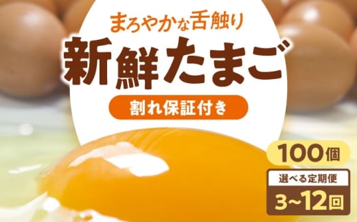 たまご 【全6回定期便】卵 平飼い 海草たまご 10パック(100個入り)割れ保証あり 卵かけごはん たまごかけごはん たまご料理 料理 調理 愛媛県 大洲市 愛媛県大洲市/和田養鶏場 卵 定期便