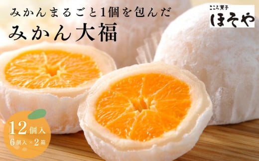 まるごとみかん大福(6個入り2セット)埼玉県朝霞市19000菓子・スイーツその他 和菓子