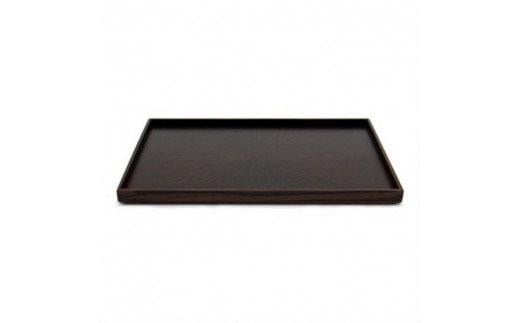 Rectangle Rays Tray 黒檀 ebony  |トレー プレート お皿 皿 食器 インテリア徳島県徳島市87000衣類・装飾品・工芸品その他 装飾品・工芸品