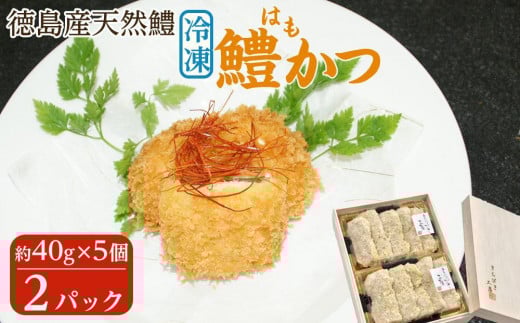【お歳暮・贈答用・のし付き】冷凍鱧かつ(5×2パック)【漁獲量全国トップクラス!徳島産天然鱧】徳島県徳島市11000魚介・海産物うなぎ