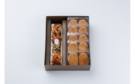 ケークフリュイ 秋 1本 阿波和三盆糖ダックワーズ5袋 (10個) オータムギフト徳島県徳島市18000菓子・スイーツその他 洋菓子