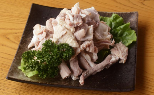 国産 豚モツ(ボイル) 1kg 冷凍【塩ダレ】漬け込み肉 味付き肉 タレ付き 肉神奈川県寒川町9000肉豚肉