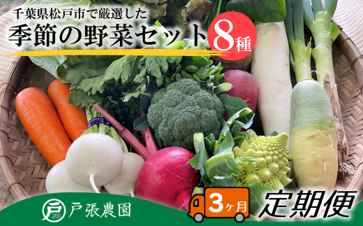 【毎月定期便3回】戸張農園の厳選おまかせ野菜セット千葉県松戸市37000野菜・きのこその他 野菜