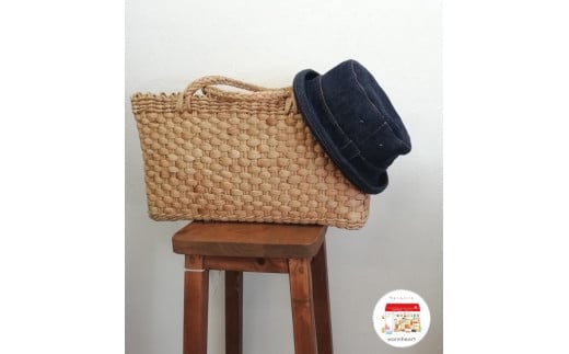 AO024【warmheart】デニムのポークパイハット/帽子(61.5cm)千葉県松戸市29000衣類・装飾品・工芸品その他 装飾品・工芸品
