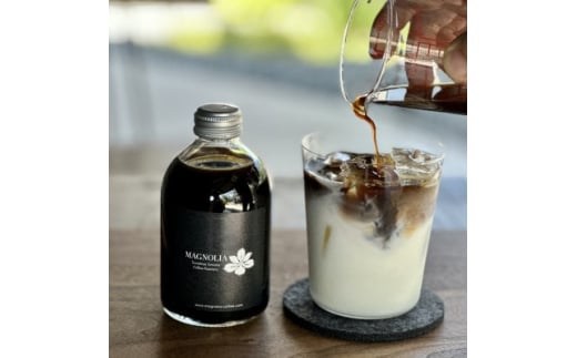 マグノリアコーヒー/スペシャルティコーヒーのカフェ・オレのもと(濃縮タイプ)「無糖」 2本セット【1422366】群馬県太田市14000お茶・飲料コーヒー・紅茶