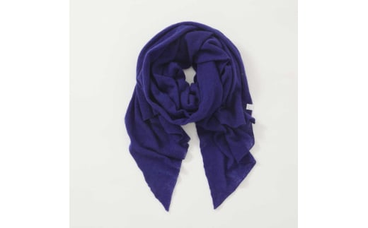 < OTA KNIT >ふわふわガーゼ  ファーカシミヤ  ショール(ネイビー)【1568331】群馬県太田市74000衣類・装飾品・工芸品その他 装飾品・工芸品