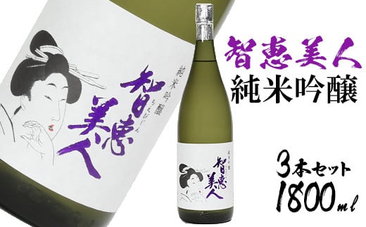 中野酒造清酒智恵美人純米吟醸酒1800ml 3本セット<105-031_5>大分県杵築市45000酒・アルコール日本酒