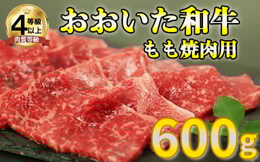おおいた和牛もも焼肉用 600g お楽しみ 牛肉 お肉 もも <123-001_5>大分県杵築市20000肉牛肉