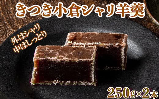 きつき小倉シャリ羊羹2本セット【和菓子 木付や】 <117-011_5>大分県杵築市10000菓子・スイーツ饅頭・羊羹・大福