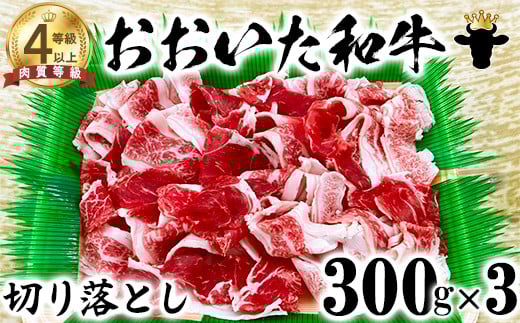 おおいた和牛 切り落とし(300g×3)【ニード牧場】 お楽しみ 黒毛和牛 豊後牛 牛肉 お肉 人気 国産 年内発送 <129-001_5>大分県杵築市11000肉牛肉