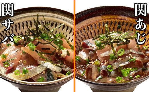 豊後絆屋 りゅうきゅう(関あじ関さばセット) 大分郷土料理 ふるさと納税 魚 冷凍 加工品 惣菜 おすすめ おいしい 刺身 詰め合わせ おせち セット 産地直送 国産 大分県 海鮮 漬け 真空パ