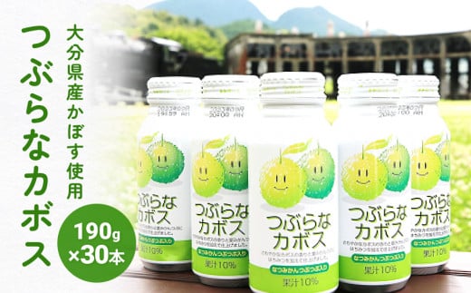 大分県産かぼすを使った「つぶらなカボス」 かぼす カボスドリンク 大分 大分県産 夏みかん 粒入り つぶつぶ 食感 さわやか 清涼飲料 水果 果汁飲料 フルーツ 柑橘 柑橘類 飲み物 おいしい