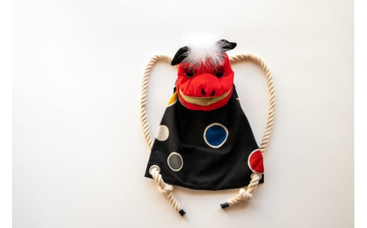 獅子舞 ぬいぐるみ付き 子供用リュック | 装飾品 鞄 カバン かばん バッグ リュック 子供用 獅子舞 長野県 飯田市 信州 AV07長野県飯田市41000衣類・装飾品・工芸品鞄・バッグ