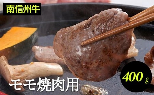 肉 焼肉 牛 南信州牛 モモ 焼肉 用 400g | モモ焼肉用 モモ肉 もも肉 肉 焼肉 すき焼き 牛肉 お肉 信州 南信州  ふるさと納税 長野県 飯田市 J02長野県飯田市15000肉牛肉