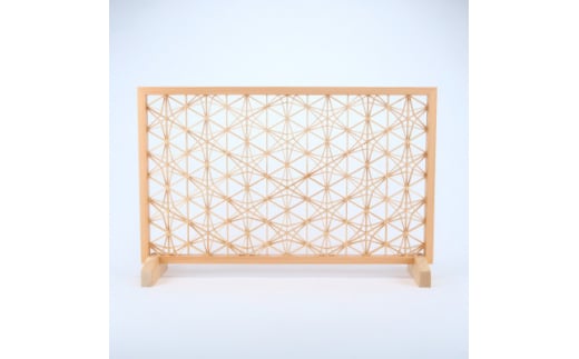 縁起組子アートパネル りんどう【1368236】富山県200000衣類・装飾品・工芸品その他 装飾品・工芸品