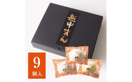 越中ぶたキャラまん9ヶ入り【1407908】富山県20000鍋セット・総菜・加工食品総菜