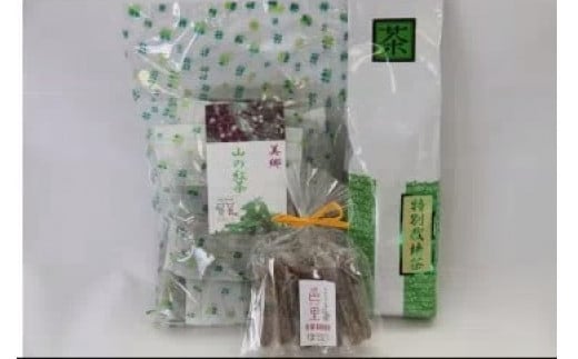 お茶と梅のしセット徳島県吉野川市11000お茶・飲料お茶
