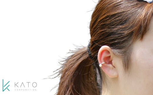 ピアスホールがない方にも! アコヤ パール ・ イヤーカフ (K18YG) / 18金 あこや真珠 イヤーカフ イヤカフ 真珠 パール 伊勢志摩 志摩 アクセサリー ホワイトデー クリスマス 結婚式 卒業式