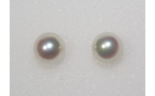 【050-106】真珠の里 アコヤ真珠 6mm直結 K18ピアス*三重県志摩市50000衣類・装飾品・工芸品アクセサリー