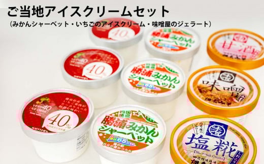 ご当地アイス9個セット徳島県勝浦町13000菓子・スイーツアイス・ジェラート