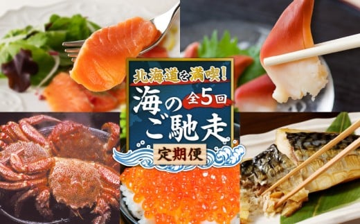 【全5回】北海道を満喫!海のご馳走定期便 T000-T01北海道苫小牧市155000魚介・海産物