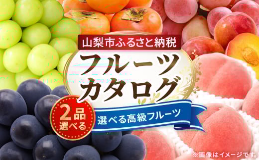 後からゆっくり選べる!フルーツカタログ2品選べる『プレミアムギフトカタログ』桃 シャインマスカット_ ギフト カタログ あとから選べる 山梨 桃 シャインマスカット フルーツ 果物 あと