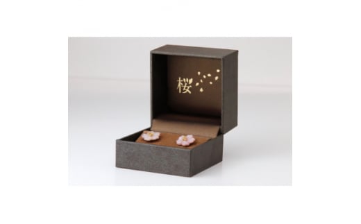 K18桜ピアス【1298361】山梨県山梨市240000衣類・装飾品・工芸品アクセサリー