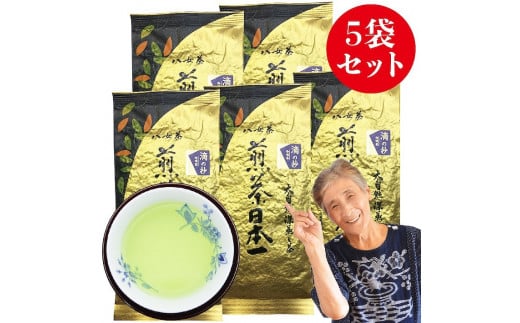 自社製造の深蒸しの八女茶!高級茶!滴の抄(しずくのしょう)100g入り5袋入り福岡県八女市44000お茶・飲料お茶