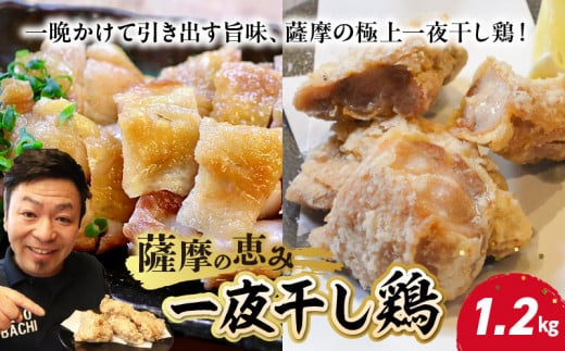 128-01 薩摩の恵み 一夜干し鶏1.2kg鹿児島県南九州市10500肉鶏肉
