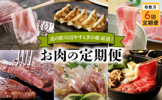 【全6回】道の駅川辺やすらぎの郷 厳選!お肉の定期便 013-23鹿児島県南九州市104000肉牛肉