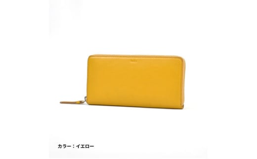 レディース本革長財布 4M2-1151(・イエロー)三重県名張市48000衣類・装飾品・工芸品財布