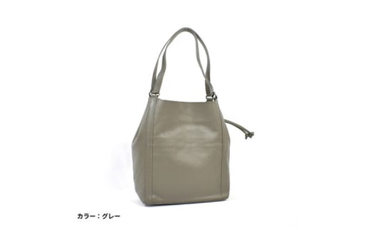 レディース本革バッグLサイズ 7M6-1012P(・グレー)三重県名張市78000衣類・装飾品・工芸品鞄・バッグ