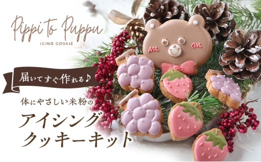 届いてすぐ作れる♪体にやさしい米粉のアイシングクッキーキット三重県名張市14000菓子・スイーツ