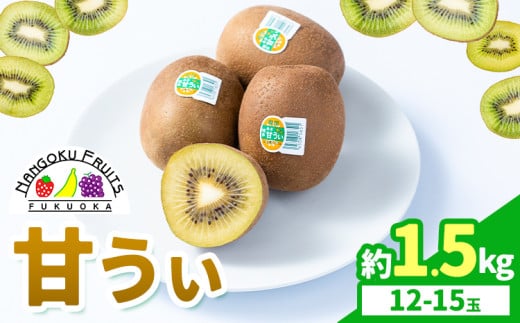 キウイ 甘うぃ 約1.5kg 南国フルーツ株式会社《10月中旬-11月末頃出荷》福岡県 鞍手町 福岡県産 キウイ フルーツ キウイフルーツ 果物福岡県鞍手町11500果物・フルーツその他 果物・フルーツ