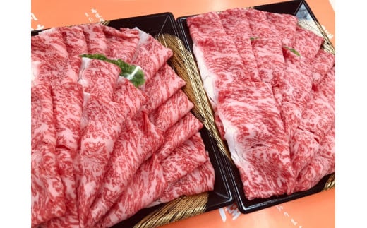 【A5A4等級】博多和牛サーロインしゃぶしゃぶ用600g×2パック 計1200g 川崎町福岡県川崎町50000肉牛肉