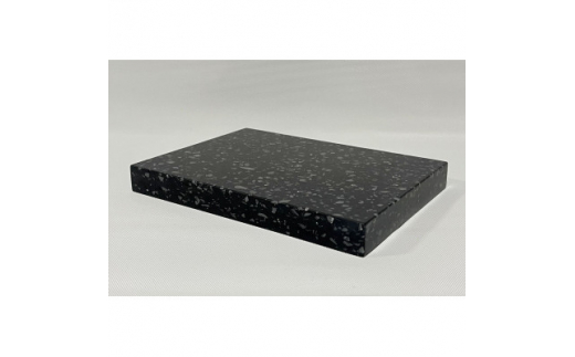 オーディオボード 22cm × 16.2cm × 2.4cm 黒地 グレー粒柄 2枚セット【1509484】大阪府茨木市22000電化製品家電