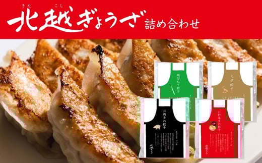 北越ぎょうざ詰め合わせ(大) / 餃子 ギョウザ ギョーザ 北越ぎょうざ 男前ぎょうざ 越谷ねぎぎょうざ えび餃子 中華惣菜 セット 旨み 肉汁 埼玉県 No.030埼玉県越谷市18000鍋セット・総菜