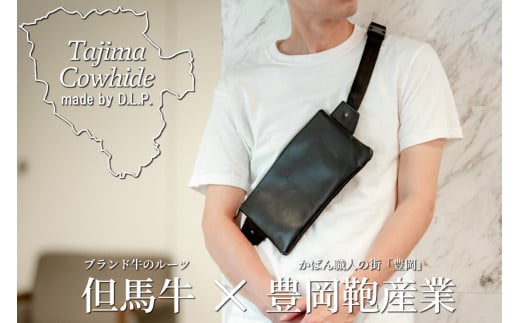 Tajima Cow Hideサコッシュ兵庫県60000衣類・装飾品・工芸品鞄・バッグ