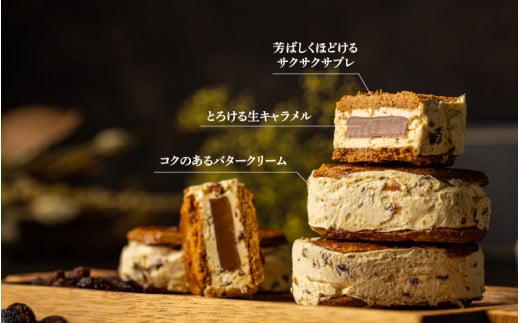 【Penheur】プレミアム・カルテット 混合 BOX 4個 / プノール バターサンド 冷凍 レーズン ピスタチオ ラズベリー 人気詰め合わせ 詰め合わせ スイーツ デザート レシピ カヌレ作り方 人気 取