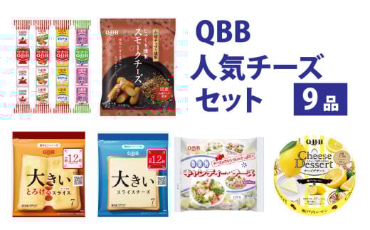 六甲バター(QBB)人気商品の詰め合わせセット(9品)  / QBB ベビーチーズ チーズ アレンジ スイーツ 種類 チーズレシピ チーズおつまみ おつまみ 乳製品 加工品兵庫県8000卵・乳製品チーズ